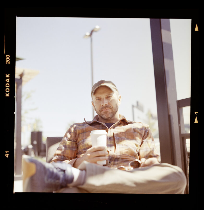 A self-portrait taken with the Hasselblad 500cm