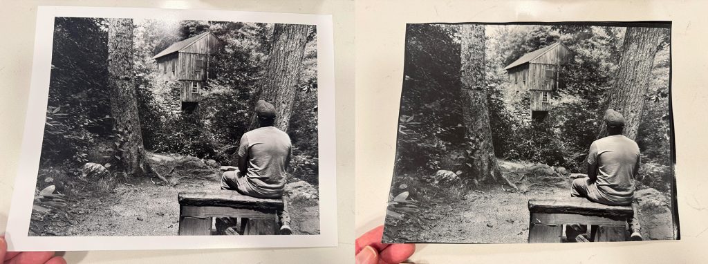 Inkjet Vs. Darkroom Print Example