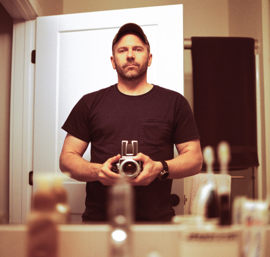 Ken taking a self portrait